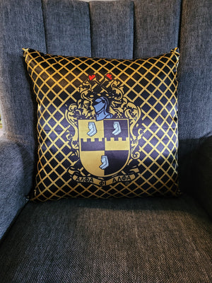 Alpha Satin Checkered Pillow