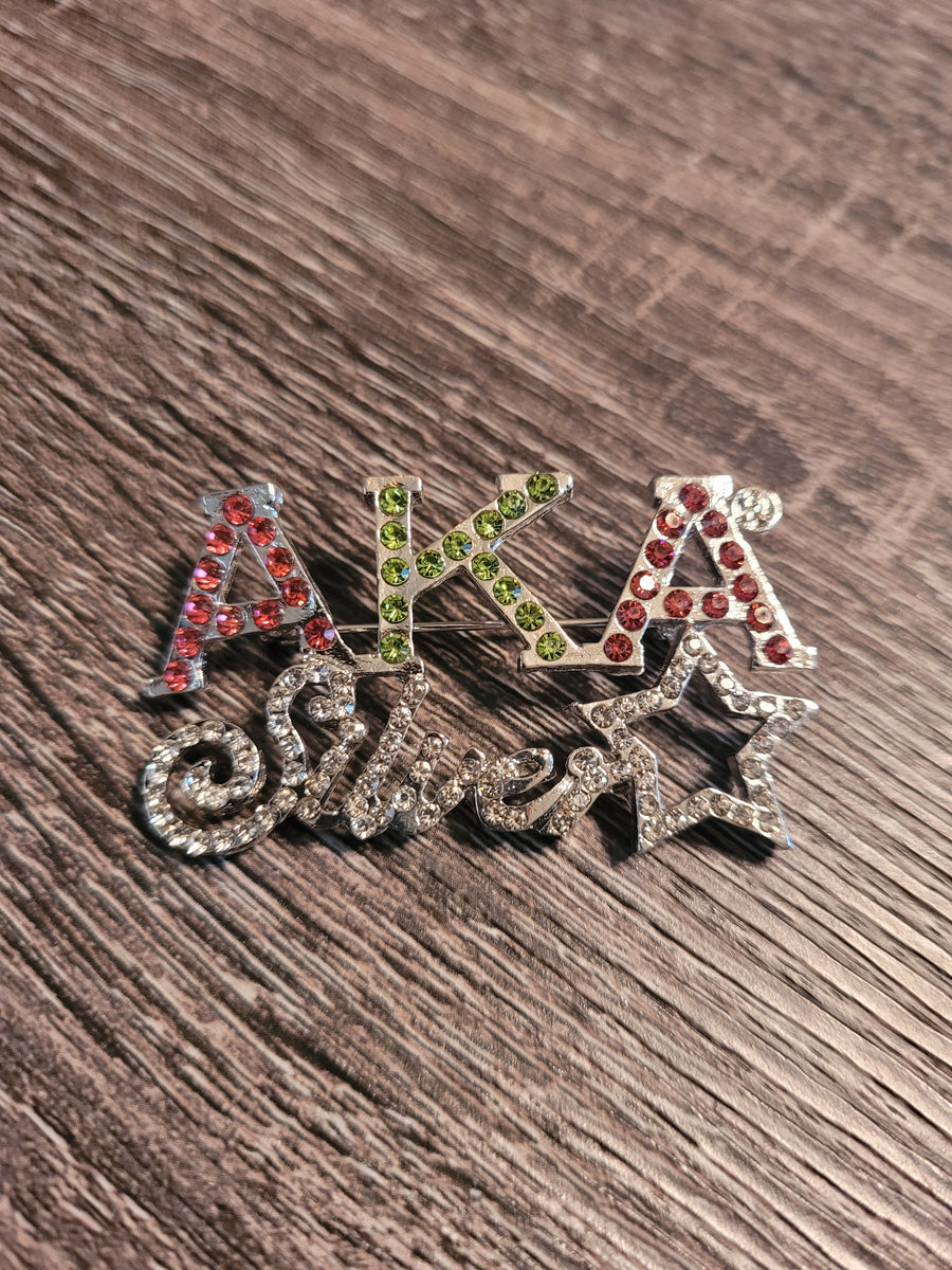 AKA Silver Star Pin