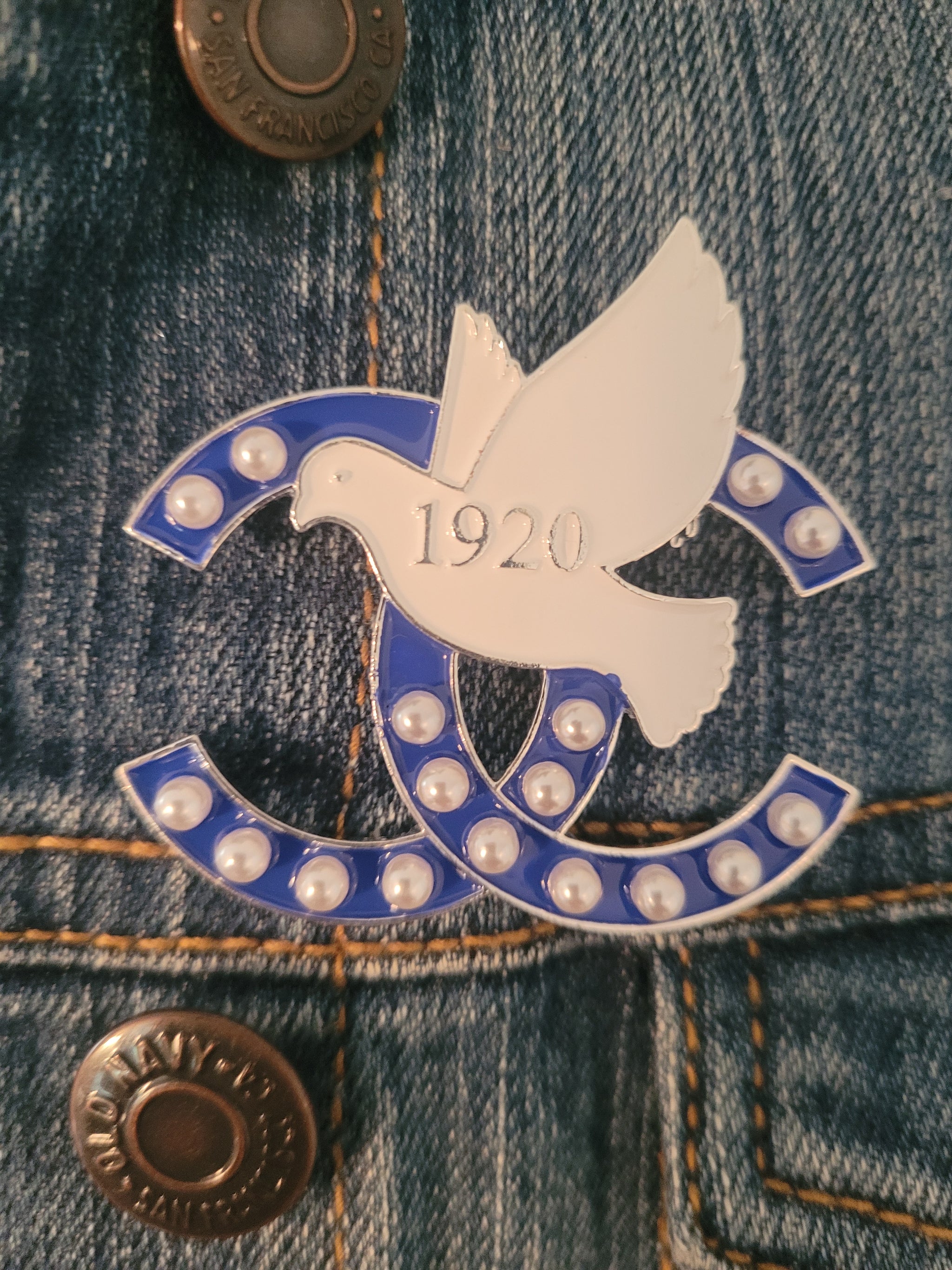 Chanel/Dove Pin - Greek CertiPHIed Apparel