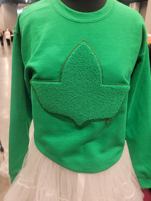 Monochromatic Chenille Ivy Sweatshirt