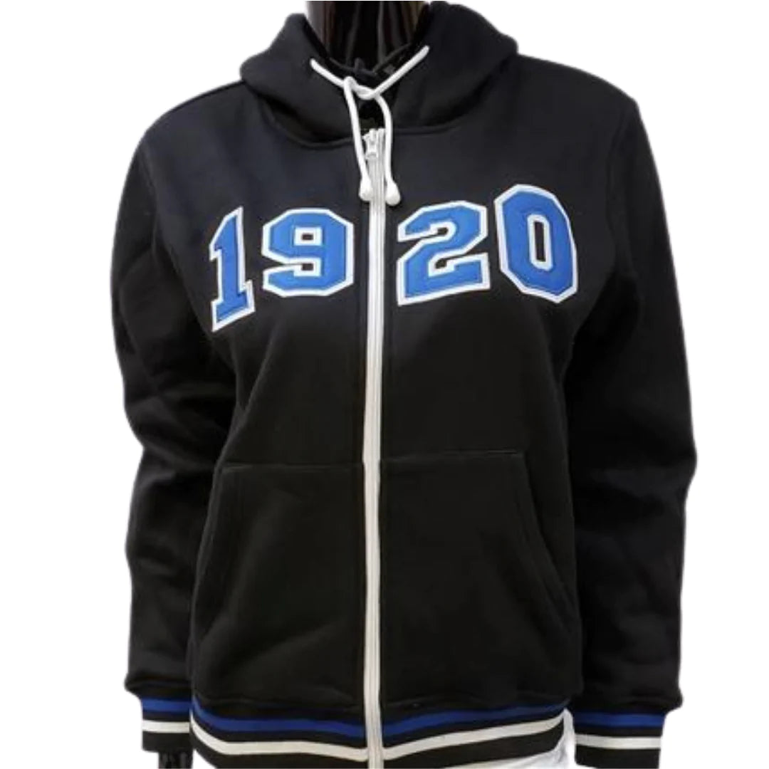 1920 Zipper Hoodie