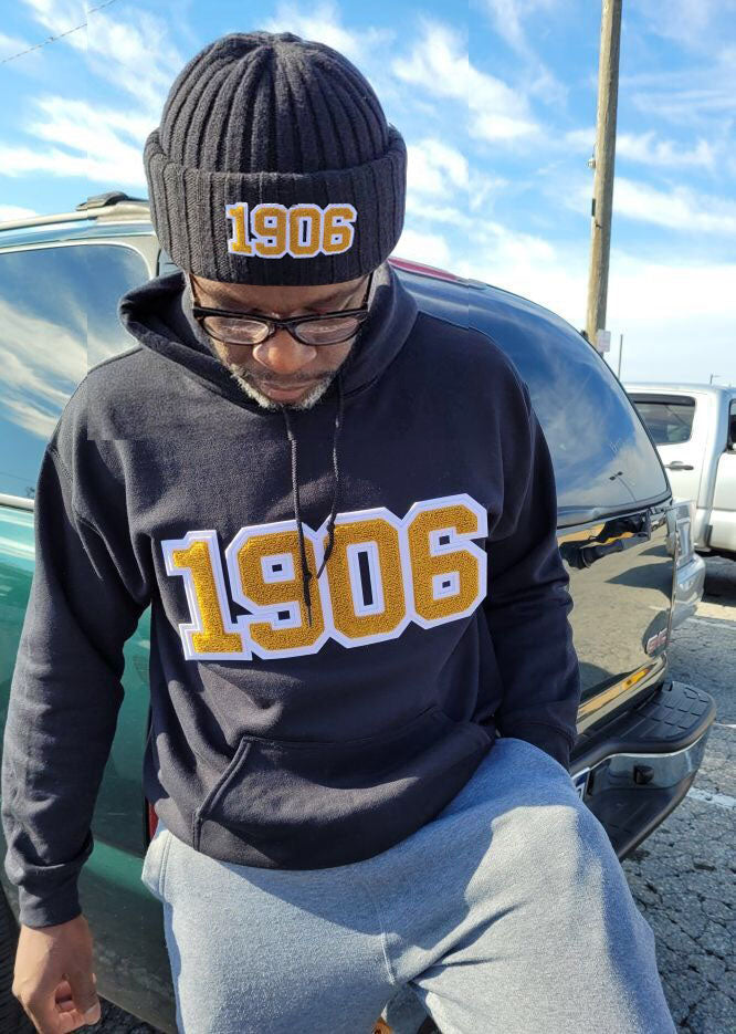 1906 Chenille Knitted Beanie Hat - Greek CertiPHIed Apparel 1906 Chenille Knitted Beanie Hat - Greek CertiPHIed Apparel