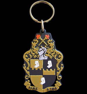 Alpha Silicon Crest Key chain
