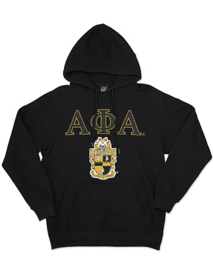 Alpha Greek Letter Sleeve Hoodie