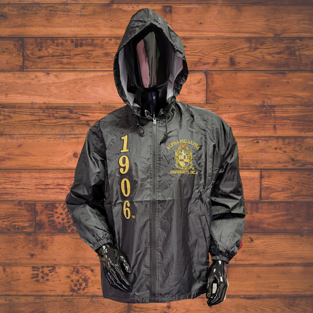 ALPHA HOODED ZIP-UP WINDBREAKER