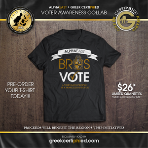 Alpha East Bros Vote Apparel