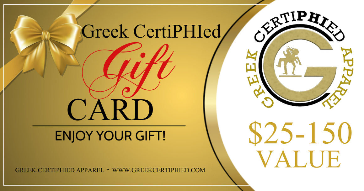 Greek CertiPHIed Electronic Gift Card