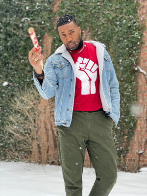 NUPE Black Power Tee