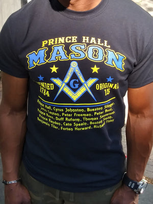 Black Prince Hall Mason Tee