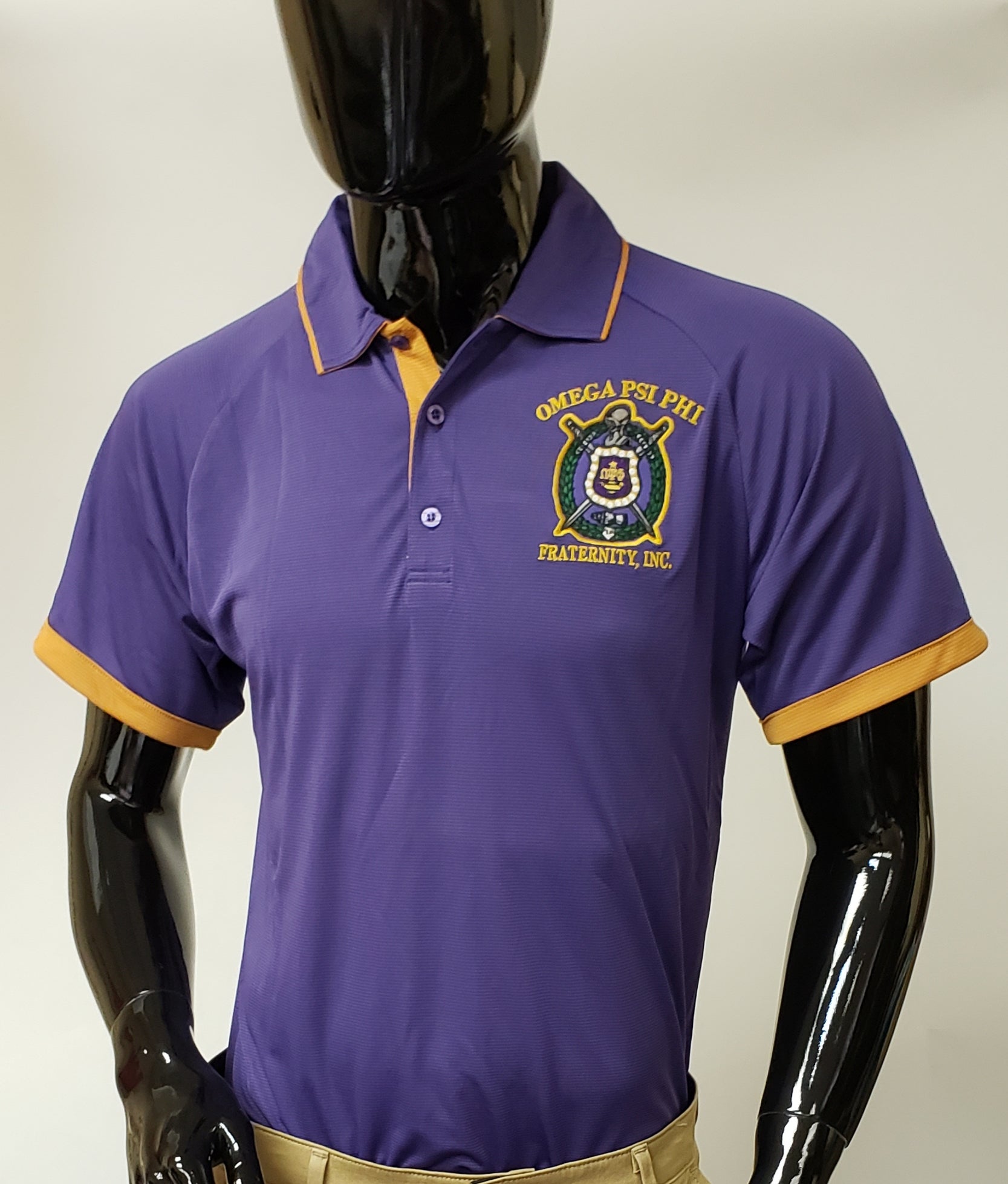 Omega Two-Toned Dry Fit Polo
