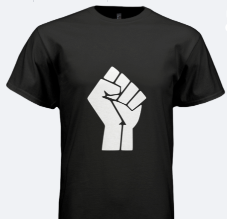 Black & White Black Power Tee