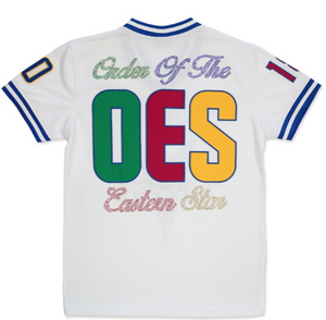 OES White Football Jersey