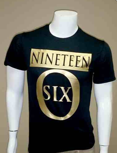 NINETEEN O SIX Metallic Gold Tee