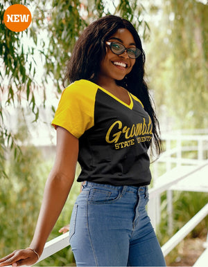 GRAMBLING STATE V-NECK TEE