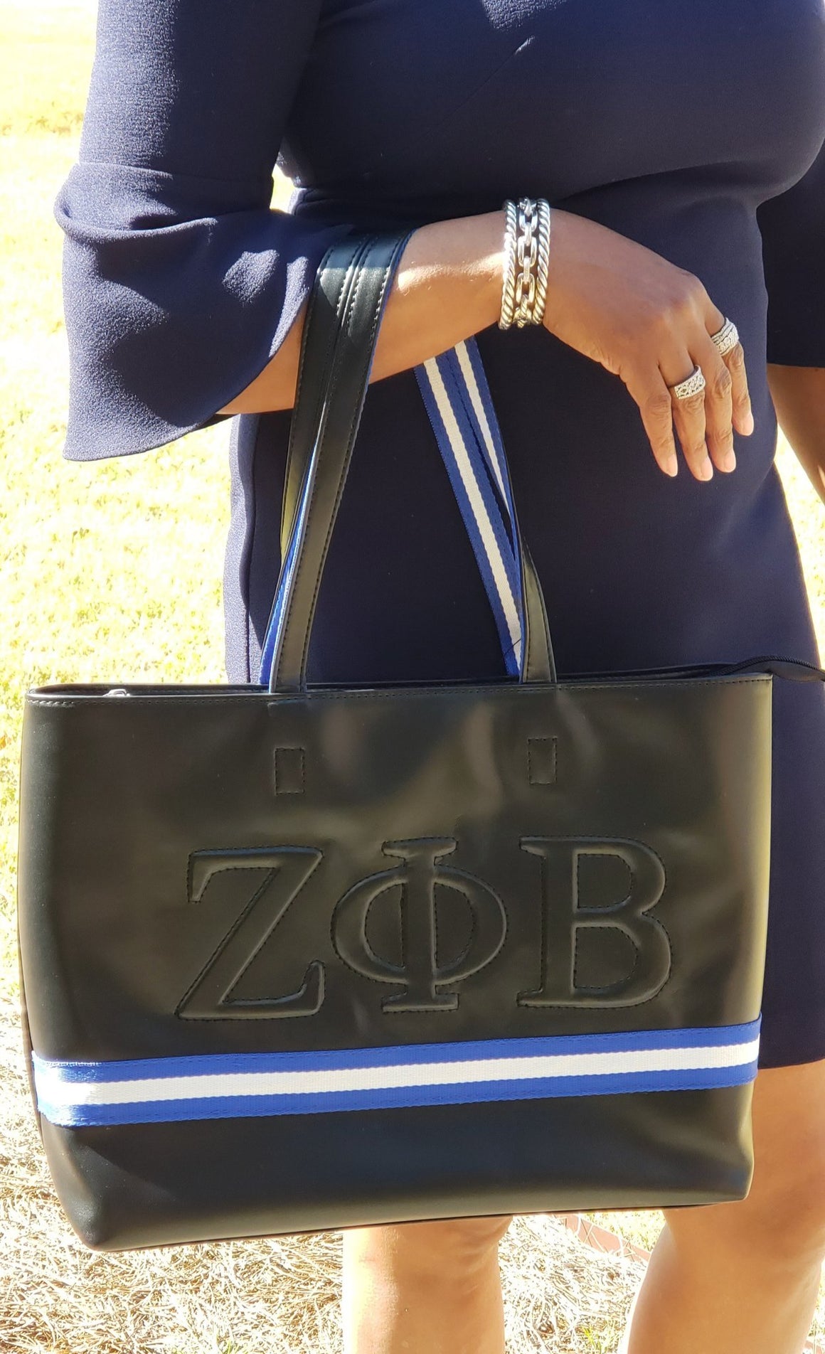 Zeta Embossed Tote