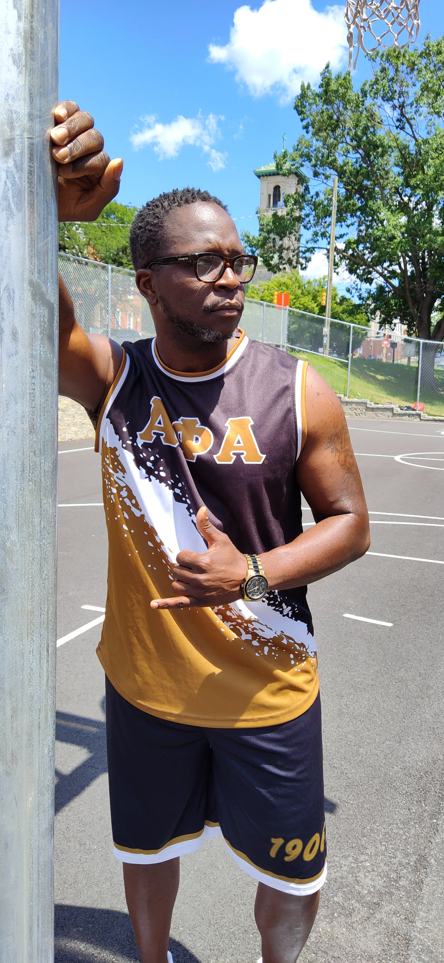 Alpha Basketball Jersey & Shorts