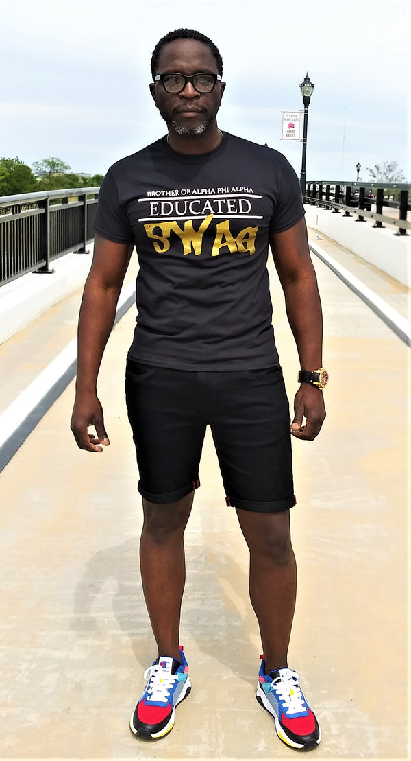 Educated SWAG Tee Greek CertiPHIed Apparel